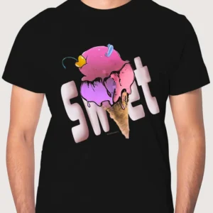 A premium Silk Screen Printed Graphic Tee Designed by artist, Ten Hundred.